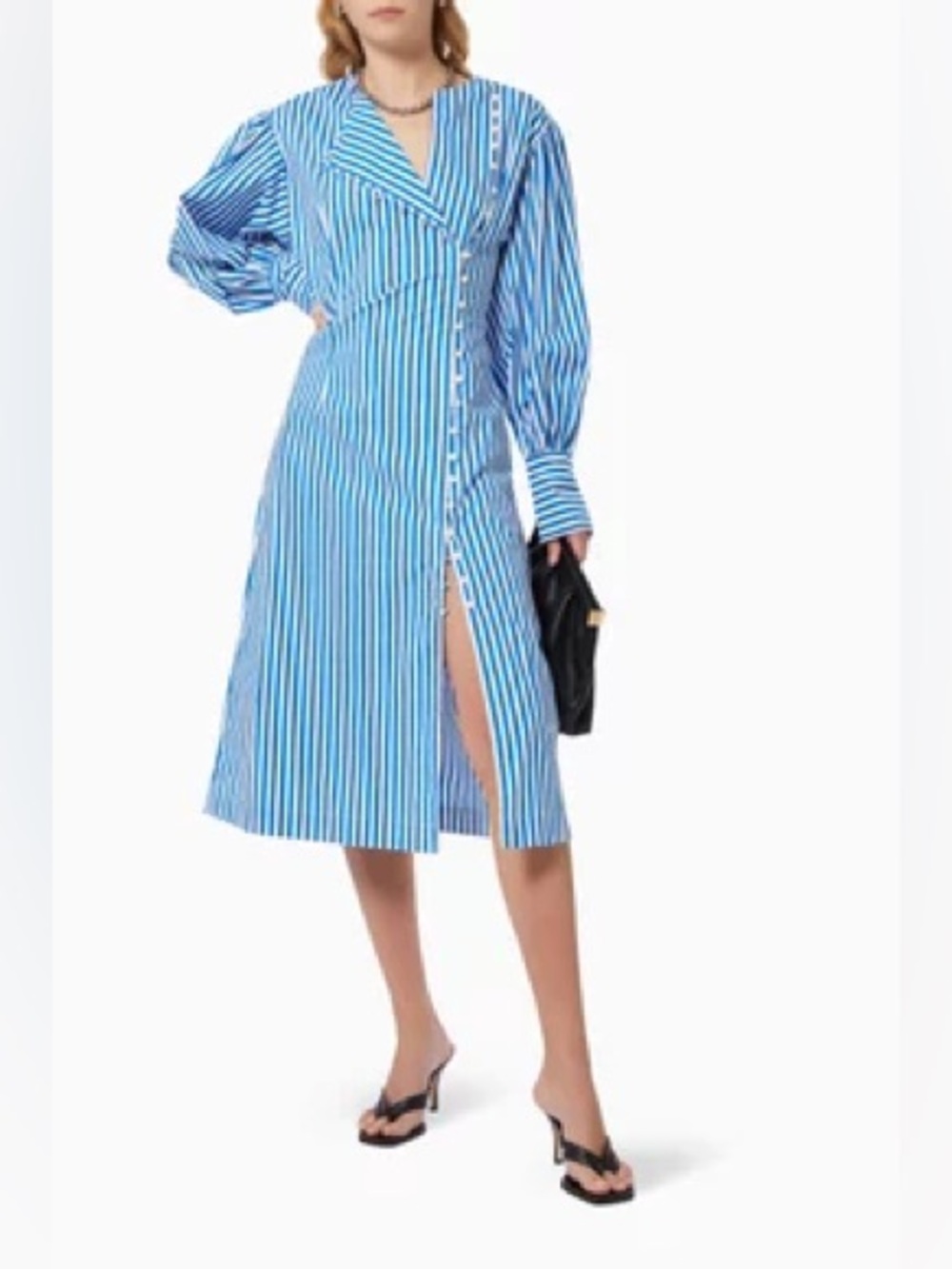FRAME Jet Stream Button Detail Dress